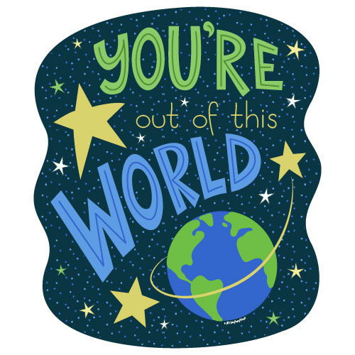 You're out of this World illustration by Stacy Kenny Mitchell