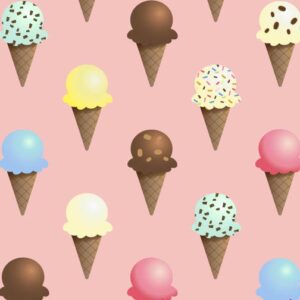 Ice Cream Parlor Cones by Stacy Kenny Mitchell