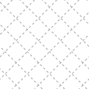 Stitched Grid pattern in white by Stacy Kenny Mitchell