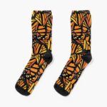Monarch Butterfly sock by Stacy Mitchell on Redbubble