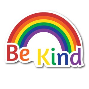 Be Kind Rainbow sticker by Stacy Kenny Mitchell