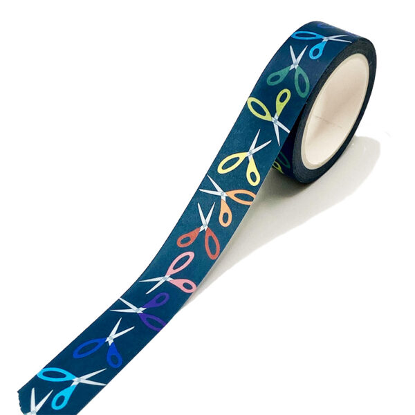 Rainbow Scissors washi tape by Stacy Kenny Mitchell