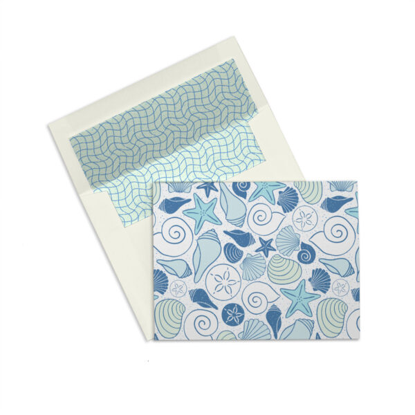 Seashell Splendor Notecard Set by SKM Designs