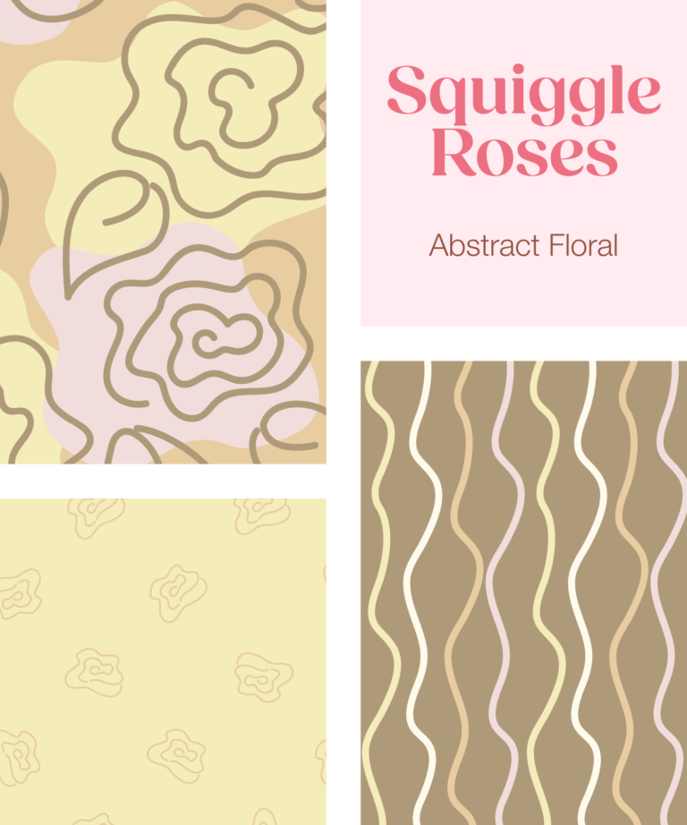 Squiggle Roses Collection by Stacy Kenny Mitchell