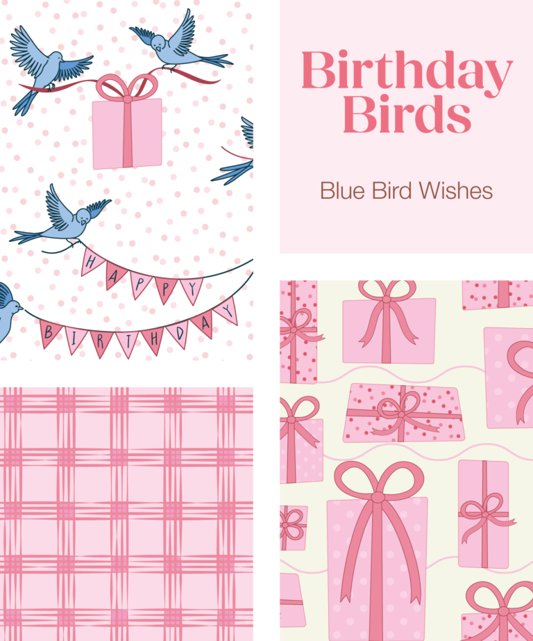 Birthday Birds Collection by Stacy Kenny Mitchell
