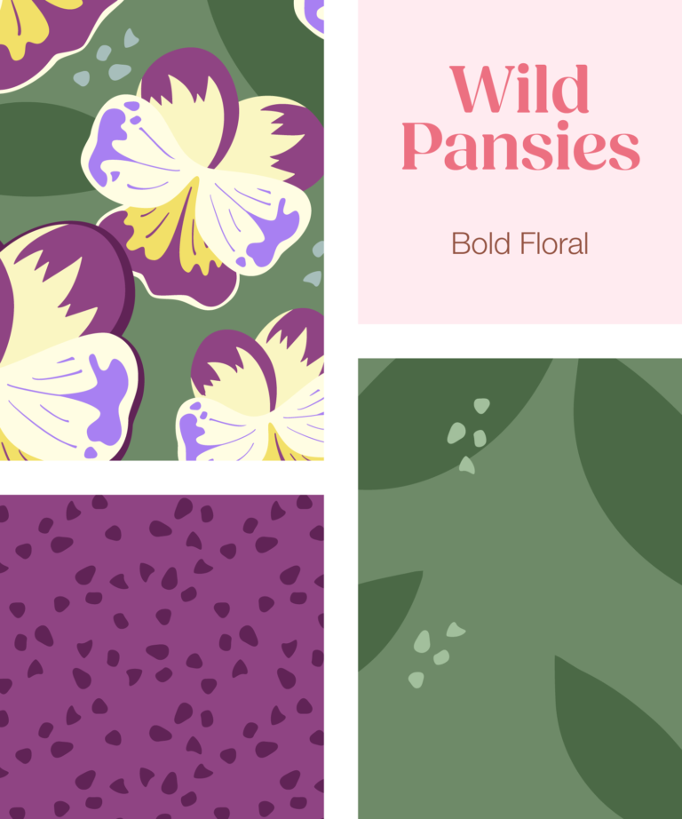 Wild Pansies Collection by Stacy Kenny Mitchell