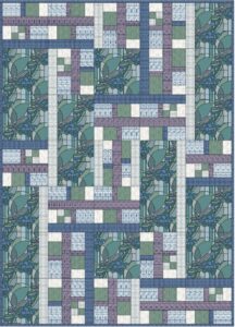 Frank Lloyd Wright Water Windows quilt design